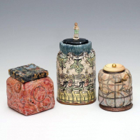 3  Tea Caddies, 2021. Photo: Harvey Daniels